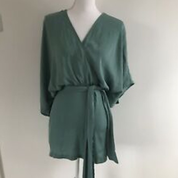 Urban Outfitters Dresses & Skirts - Urban Outfitters Blue Kimono Sleeve Mini Dress S